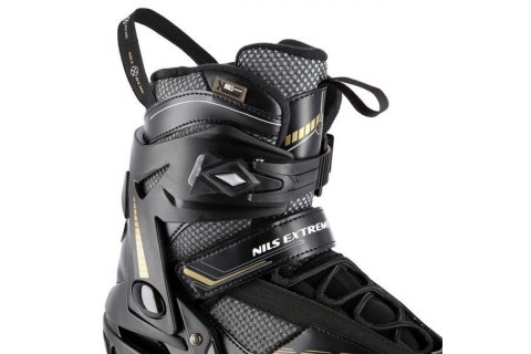 ŁYŻWOROLKI NA2150 ROZM. 43 CZARN-ZŁOT. /NILS