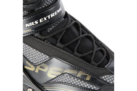 ŁYŻWOROLKI NA2150 ROZM. 44 CZARN-ZŁOT. /NILS