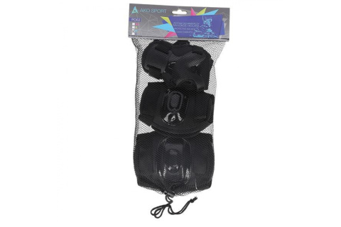 OCHARANIACZE ZESTAW PO02 ROZM. M CZARN. /AKOSPORT