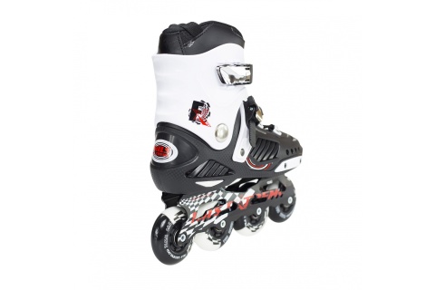 ŁYŻWOROLKI SLALOMOWE NA12333 ROZM. 38 CZARN-BIAŁ. /NILS