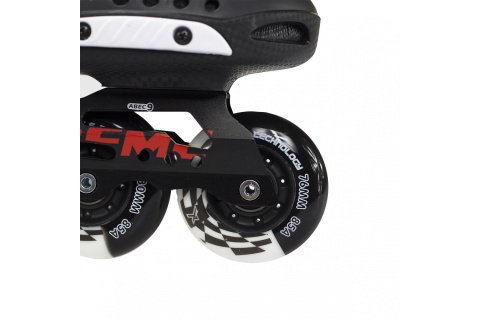 ŁYŻWOROLKI SLALOMOWE NA12333 ROZM. 42 CZARN-BIAŁ. /NILS