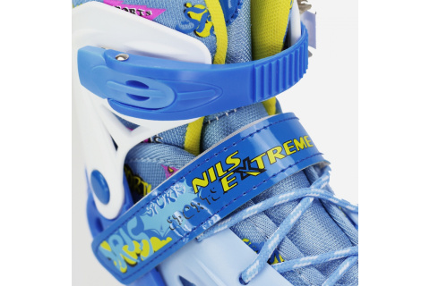 ŁYŻWOROLKI WROTKI ŁYŻWY NH1105 A 3W1 ROZM. S NIEB. /NILS