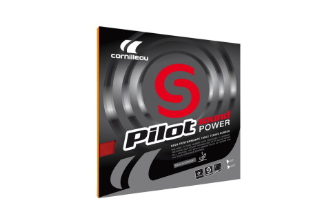OKŁADZINA PALETKI DO PING PONGA PILOT SOUND POWER 35 MAX CZERW. /CORNILLEAU