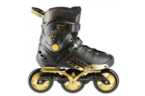 ŁYŻWOROLKI SLALOMOWE NA20006 ROZM. 36 CZARN-ZŁOT. /NILS