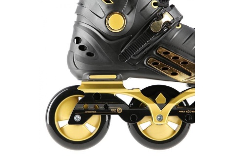 ŁYŻWOROLKI SLALOMOWE NA20006 ROZM. 36 CZARN-ZŁOT. /NILS