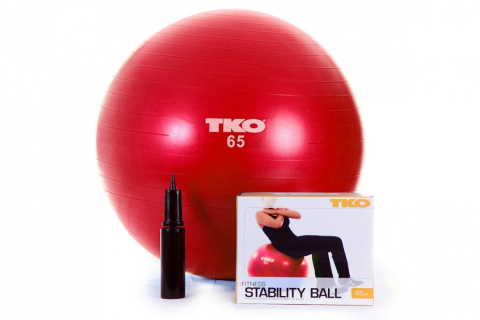 PIŁKA DO ĆWICZEŃ FITNESS FBTK 65CM /TKO