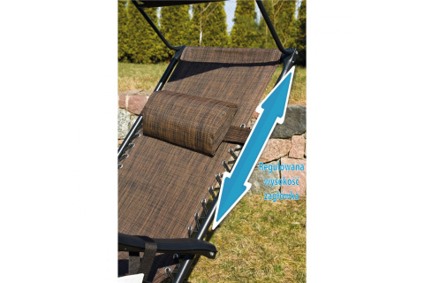 FOTEL LEŻAK OGRODOWY PLAŻOWY S1032337 /SASKA GARDEN