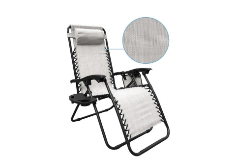 FOTEL LEŻAK OGRODOWY PLAŻOWY S1032306 /SASKA GARDEN