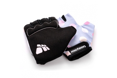 RĘKAWICZKI ROWEROWE KIDS DOTS 17CM /METEOR