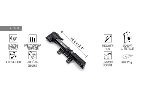 POMPKA TELESKOPOWA MINI X-TWIN /METEOR