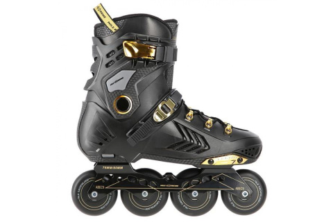 ŁYŻWOROLKI SLALOMOWE NA20002 ROZM. 35 CZARN-ZŁOT. /NILS