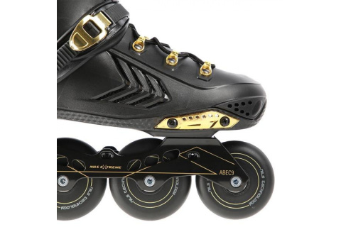 ŁYŻWOROLKI SLALOMOWE NA20002 ROZM. 35 CZARN-ZŁOT. /NILS