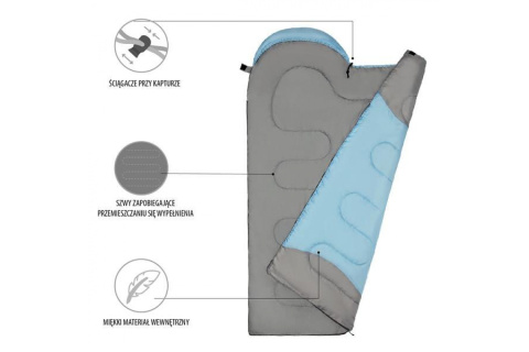 ŚPIWÓR TURYSTYCZNY NC2008 175X75CM /NILS