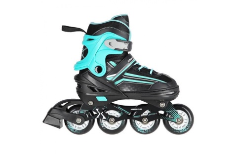 ŁYŻWOROLKI REGULOWANE 2W1 NH18190 ROZM. S (29-33) /NILS