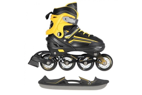 ŁYŻWOROLKI REGULOWANE 2W1 NH18190 ROZM. L (39-43) /NILS