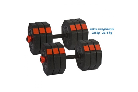 HANTLE REGULOWANE SZTANGA S1033426 30KG /EB FIT