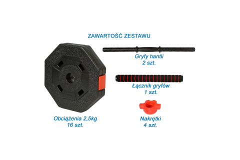 HANTLE REGULOWANE SZTANGA S1033433 40KG /EB FIT