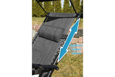 FOTEL LEŻAK OGRODOWY PLAŻOWY S1032320 /SASKA GARDEN
