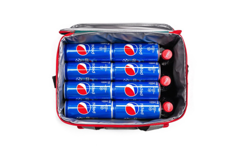 TORBA TERMICZNA NA JEDZENIE FROSTY ZIEL-CZERW. /METEOR