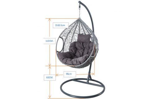 FOTEL WISZĄCY KOKON S1014883 /SASKA GARDEN