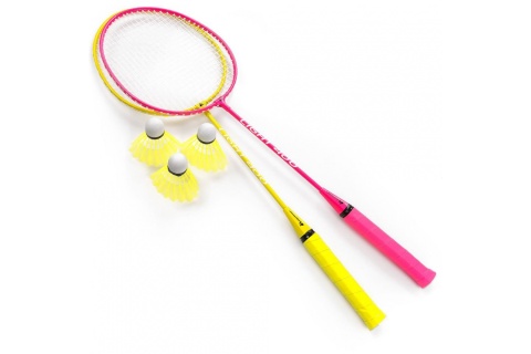 ZESTAW DO BADMINTONA RAKIETKI I LOTKI /METEOR