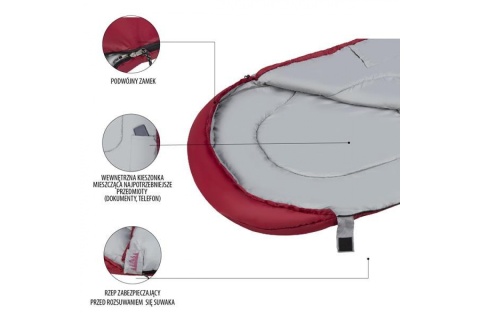 ŚPIWÓR TURYSTYCZNY NC2008 185X75CM /NILS