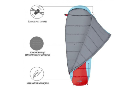 ŚPIWÓR TURYSTYCZNY NC2012 190X80CM /NILS
