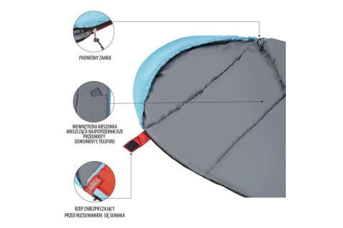 ŚPIWÓR TURYSTYCZNY NC2012 190X80CM /NILS