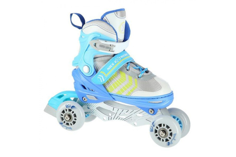 ŁYŻWOROLKI REGULOWANE 4W1 NH18192 ROZM. S (29-33) /NILS