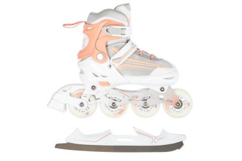 ŁYŻWOROLKI REGULOWANE 2W1 NH18190 ROZM. M (34-38) /NILS