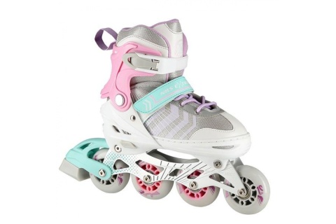 ŁYŻWOROLKI REGULOWANE 4W1 NH18192 ROZM. M (34-38) /NILS