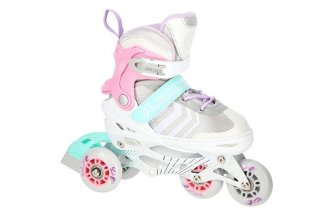 ŁYŻWOROLKI REGULOWANE 4W1 NH18192 ROZM. M (34-38) /NILS