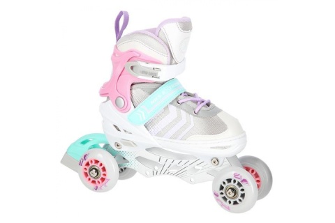 ŁYŻWOROLKI REGULOWANE 4W1 NH18192 ROZM. M (34-38) /NILS