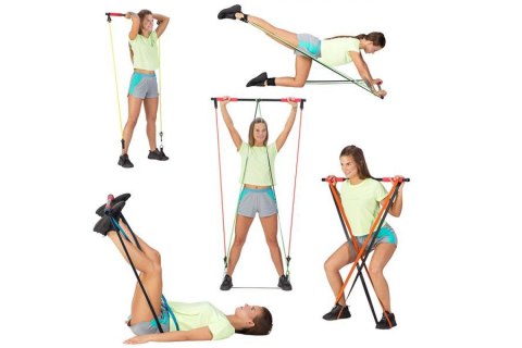 ZESTAW DO ĆWICZEŃ DC31 DRĄŻEK, GUMY OPOROWE /HMS