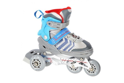 ŁYŻWOROLKI REGULOWANE 4W1 NH18192 ROZM. L (39-43) /NILS