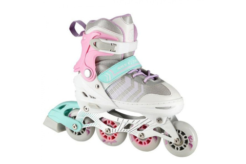 ŁYŻWOROLKI REGULOWANE 4W1 NH18192 ROZM. L (39-43) /NILS