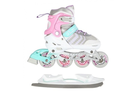 ŁYŻWOROLKI REGULOWANE 4W1 NH18192 ROZM. L (39-43) /NILS