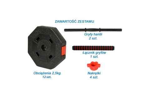 HANTLE REGULOWANE SZTANGA S1030487 30KG /EB FIT