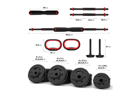 HANTLE REGULOWANE SZTANGA SGX140 40KG /HMS