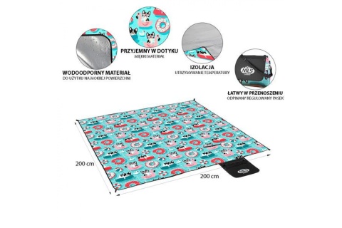 KOC PIKNIKOWY NC8015 200X200CM /NILS