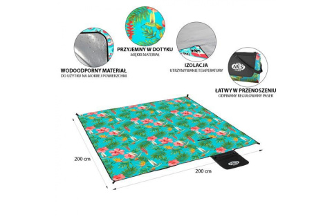 KOC PIKNIKOWY NC8019 200X200CM /NILS