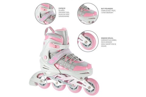 ŁYŻWOROLKI REGULOWANE NA1186 ROZM. L (39-42) /NILS