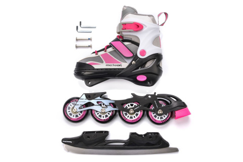 ŁYŻWOROLKI INV. 2W1 P ROZM. L (38-41) /METEOR