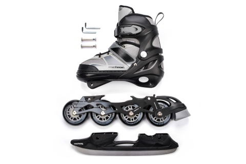 ŁYŻWOROLKI INV. 2W1 GB ROZM. M (34-37) /METEOR