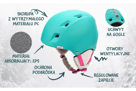 KASK NARCIARSKI KIONA-G ROZM. M 55-58CM /METEOR