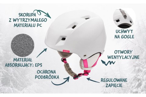 KASK NARCIARSKI KIONA-W ROZM. XS 48-52CM /METEOR