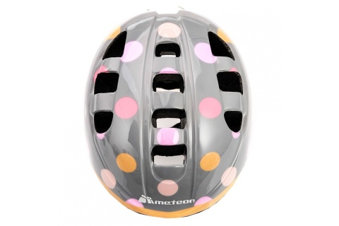 KASK ROWEROWY MA-2 DOTS ROZM. M 52-56CM /METEOR