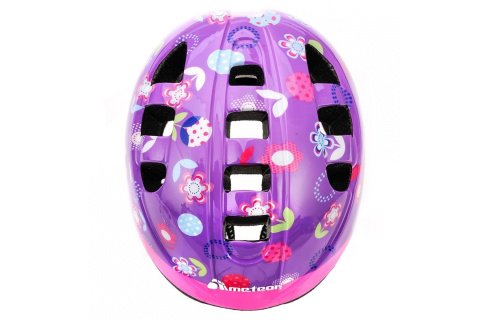 KASK ROWEROWY MA-2 FLOWERS ROZM. M 52-56CM /METEOR