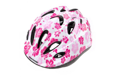 KASK ROWEROWY HB6-5 FLOWERS-W ROZM. S 48-52CM /METEOR