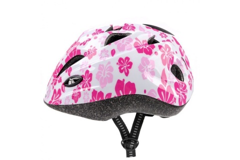 KASK ROWEROWY HB6-5 FLOWERS-W ROZM. S 48-52CM /METEOR